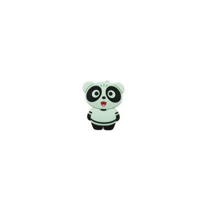Silicone Focal Beads Panda Pastel Colors Expressions 10pcs 6