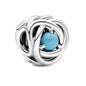 Ball Rhinestone Beads 10mm Birthstone Large Hole Silver Alloy 10pcs 13