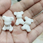 Baking Painted Bear Acrylic Beads 18x24mm Glossy Colorful 100pcs 2