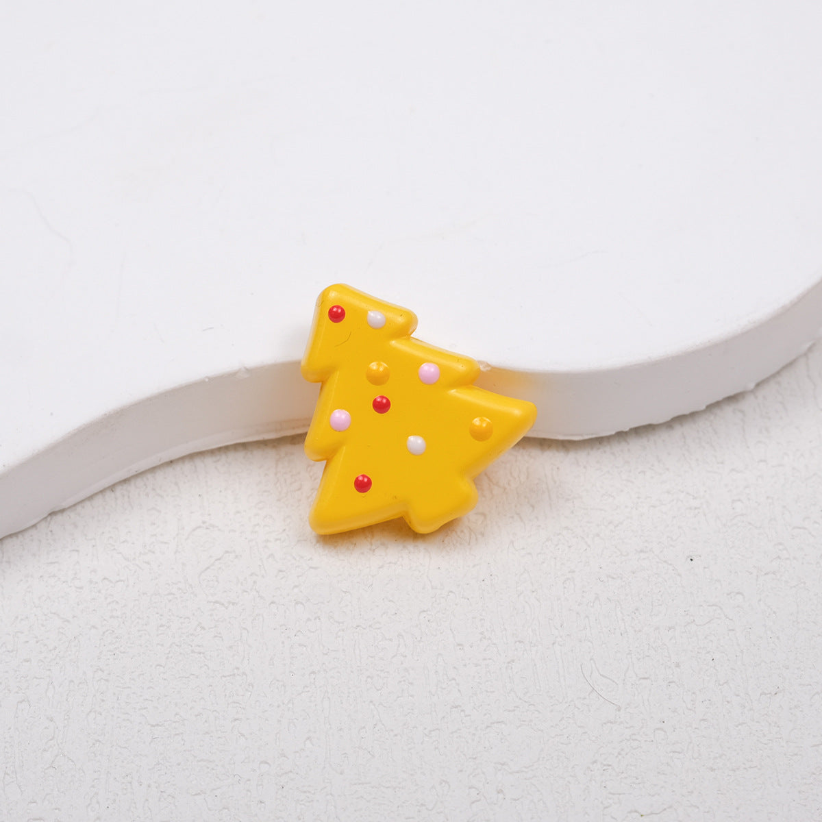 Lit Christmas Tree Acrylic Beads 21mm Colorful Holiday 20pcs 8