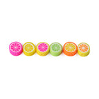 Flat Clay Beads 10mm Colorful Grapefruit Polymer 100pcs 5
