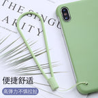 Woven Silicone Phone Charm Lanyard Soft Durable 14cm 8pcs 4