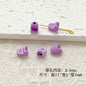 Chair and Jigsaw Metal Beads Painted Colorful Glossy 20pcs 20