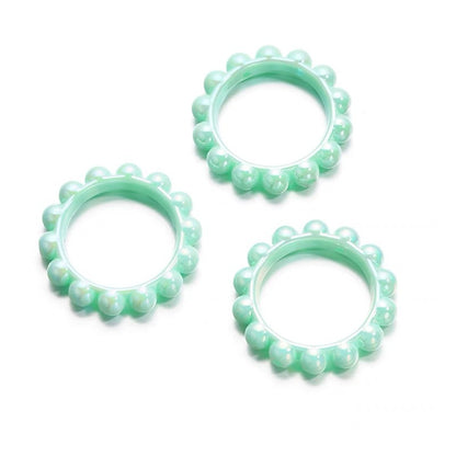 UV Scratch Resistant Balsam Pear Ring Bead Frame Acrylic 10pcs 10