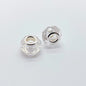 Acrylic Faceted Spacer Beads 14mm Transparent Large Hole 50pcs 5