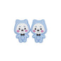 Silicone Focal Beads Little Bear Rosy Cheeks Bow Tie 20pcs 9