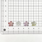 Cherry Blossom Flower Glass Beads 10mm Iridescent Mixed Colors 100pcs 4