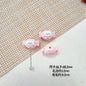 Cat and Bear Candy Painted Metal Beads 13 16mm Glossy 10pcs 13