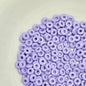 Alloy Donut Spacer Beads 5mm Baking Painted Solid Color 30pcs 14