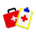 Silicone Focal Beads First Aid Kit Clipboards and Medical Cases 20pcs 5