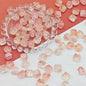 Frosted Lion Face Glass Beads 11mm Pastel Colors 25pcs 12