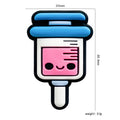 Silicone Focal Beads Syringe Smiling Face Medical Vibe 20pcs