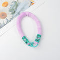 Plush Fabric Stuffed Lanyard Phone Keychain Soft Pastel Colors 2pcs 6