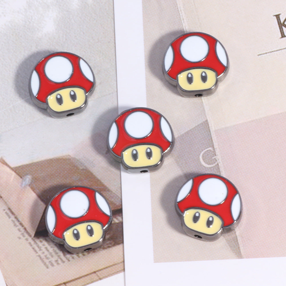 Double Sided Little Prince Enamel Alloy Metal Beads 13-20mm 10pcs 8
