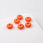 Acrylic Pumpkin Spacer Beads 8mm Striped 50pcs 12