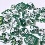 Snopy and Starbuc Mixed Acrylic Beads Playful Cafe Design 50pcs 3