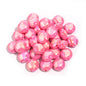 Two-Color Flat Round Bear Printed Acrylic Beads 18mm 10pcs 11
