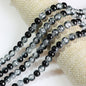 Crackle Round Glass Beads 10mm Vibrant Fractured Texture 2Strands 12
