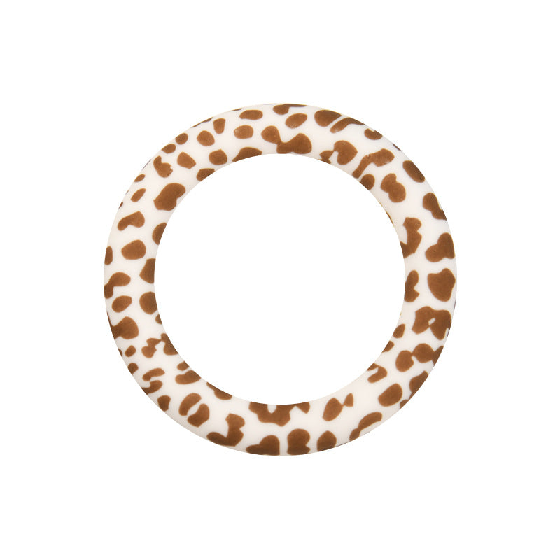 65mm Printed Silicone Rings Floral and Geometric Designs