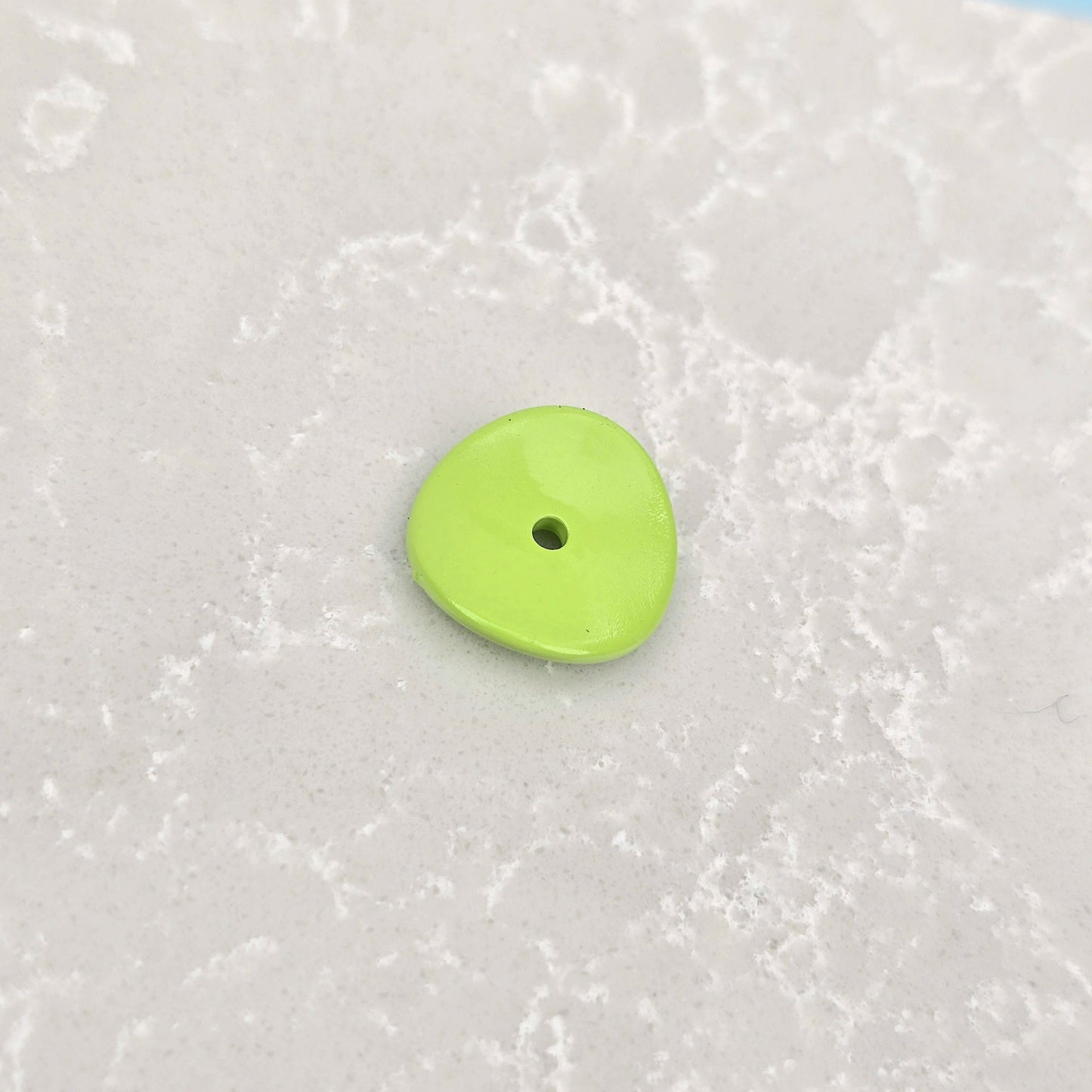 Acrylic Potato Chips Spacer Beads 14mm Baking Painted 20pcs 16