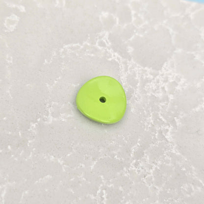 Acrylic Potato Chips Spacer Beads 14mm Baking Painted 20pcs 16