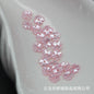 Pearl Four Petal Flower Acrylic Beads 7mm Colored Imitation 100pcs 8