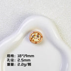 Plating Pochacco Egg Tart Resin Beads 19mm Glossy Pastel Colors 10pcs 6