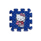 Hello KT Puzzle Acrylic Square Beads 18mm Colorful 10pcs 10