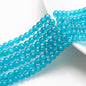 Crackle Round Glass Beads 8mm Monochrome Translucent 200pcs 16