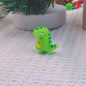 Silicone 3D Focal Beads Dinosaur Holding Puzzle Piece 20pcs 6