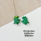 Baking Painted Christmas Tree and Bells Metal Beads 20pcs Festive Colors 36