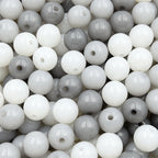 Makaron Color Round Acrylic Beads 16mm Pastel Ombre 10pcs 4