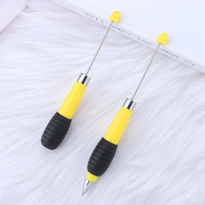 Beadable Telescopic Pen Colorful Ergonomic Rotary Ballpoint 1.0mm 9