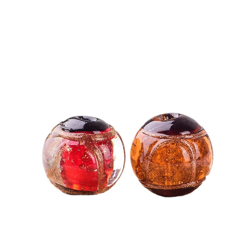 Ancient Foil Noble Lampwork Glass Beads 8 10 12 14mm Multicolor 50pcs 4