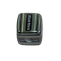Striped Designer M Acrylic Square Beads 14mm 10pcs 21