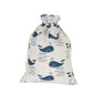 Cotton Linen Drawstring Pouches 10x14cm Animal and Botanical Prints 2pcs 21