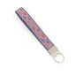 Bohemian Style Wristlet Keychain Antique Silver Polyester 2pcs 17cm 27