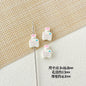 Double Sided Heart and Perfume Bottle Metal Beads 13/16mm Painted Alloy 10pcs 14