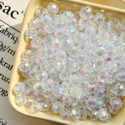 Transparent Round Acrylic Beads 4-12mm Clear Smooth 400pcs 9