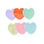 PVC Plastic Zip Lock Bags Apple and Heart Shape Glossy 10cm 10pcs 5