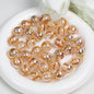 Gild Striped Resin Beads 16mm Round Multicolor 10pcs 11