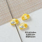 Kitten and Teddy Bear Metal Beads 14mm Hand Painted Alloy 10pcs 11