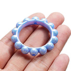 UV Scratch Resistant Balsam Pear Ring Bead Frame Acrylic 10pcs 4