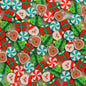 Christmas Santa Claus Clay Beads 10mm Multicolor 100pcs