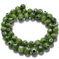 Millefiori Evil Eye Round Lampwork Glass Beads 6mm 124pcs 13
