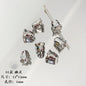 Cartoon Metal Beads Silver Pink Tone Playful Enamel 10pcs 3