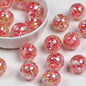 Radiant Glitter Filled Resin Beads 16mm Round Multicolor 10pcs 7
