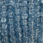 Crackle Round Glass Beads 10mm Explosion Pattern 10 Strands 10