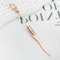 Beadable Letter Opening Knife Keychain Metal Candy Pastels Metallics 6