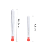 Stainless Steel Bead Needles Jewelry Tools in Clear Red Cap Bottle 5pcs 5